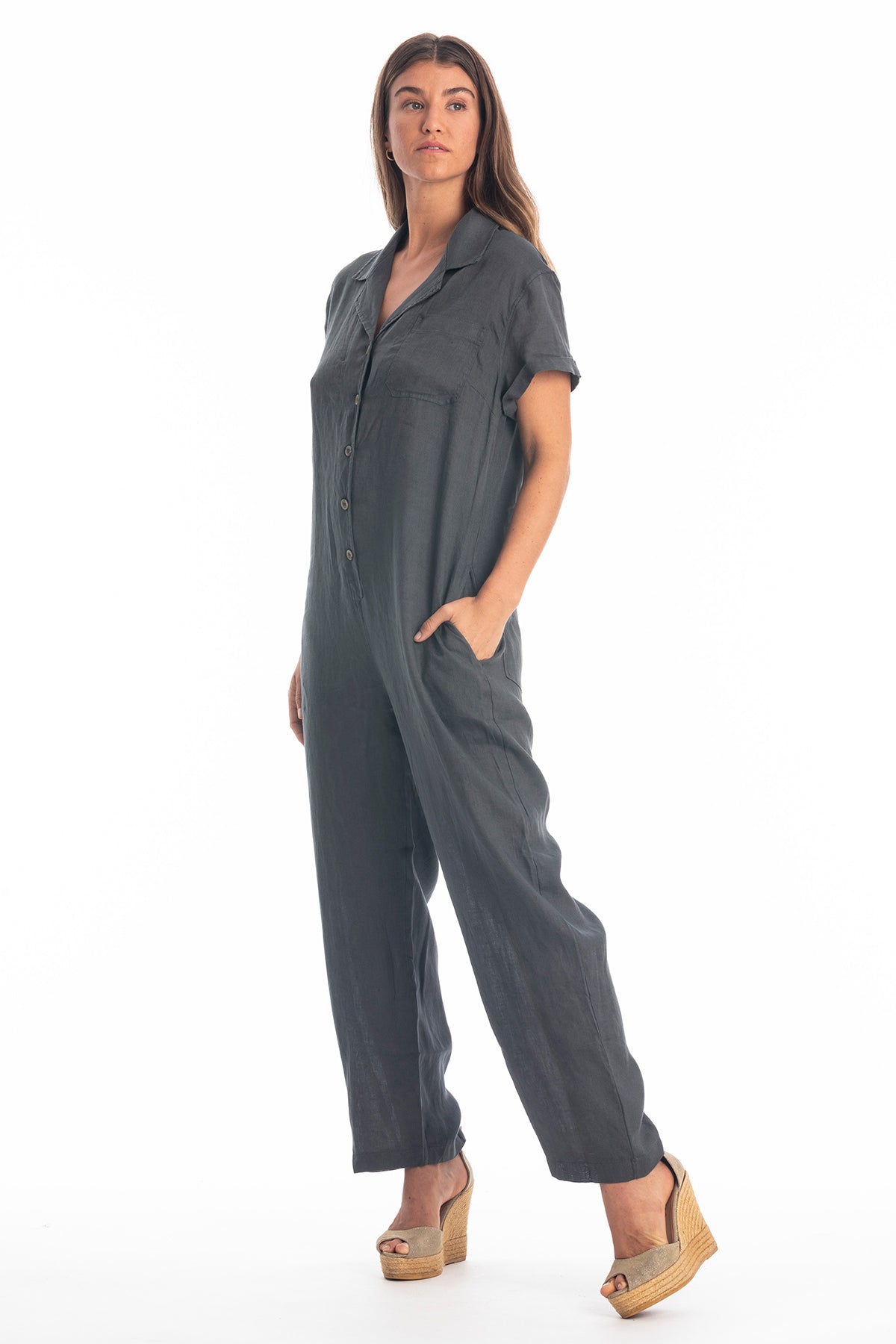 RAVENS VIEW IBIZA  Jumpsuit Portofino Antracietgrijs