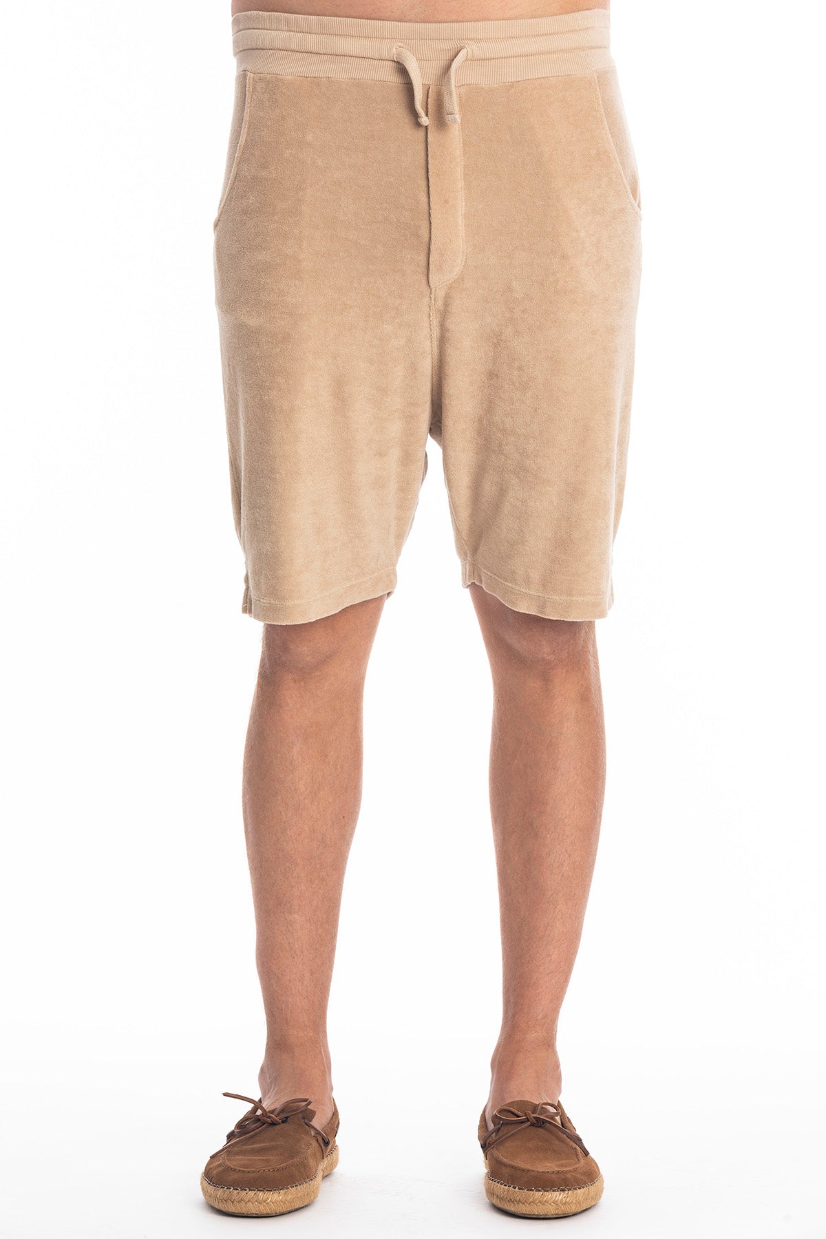 RAVENS VIEW IBIZA mannen vegan Sweat Shorts Costa Sand