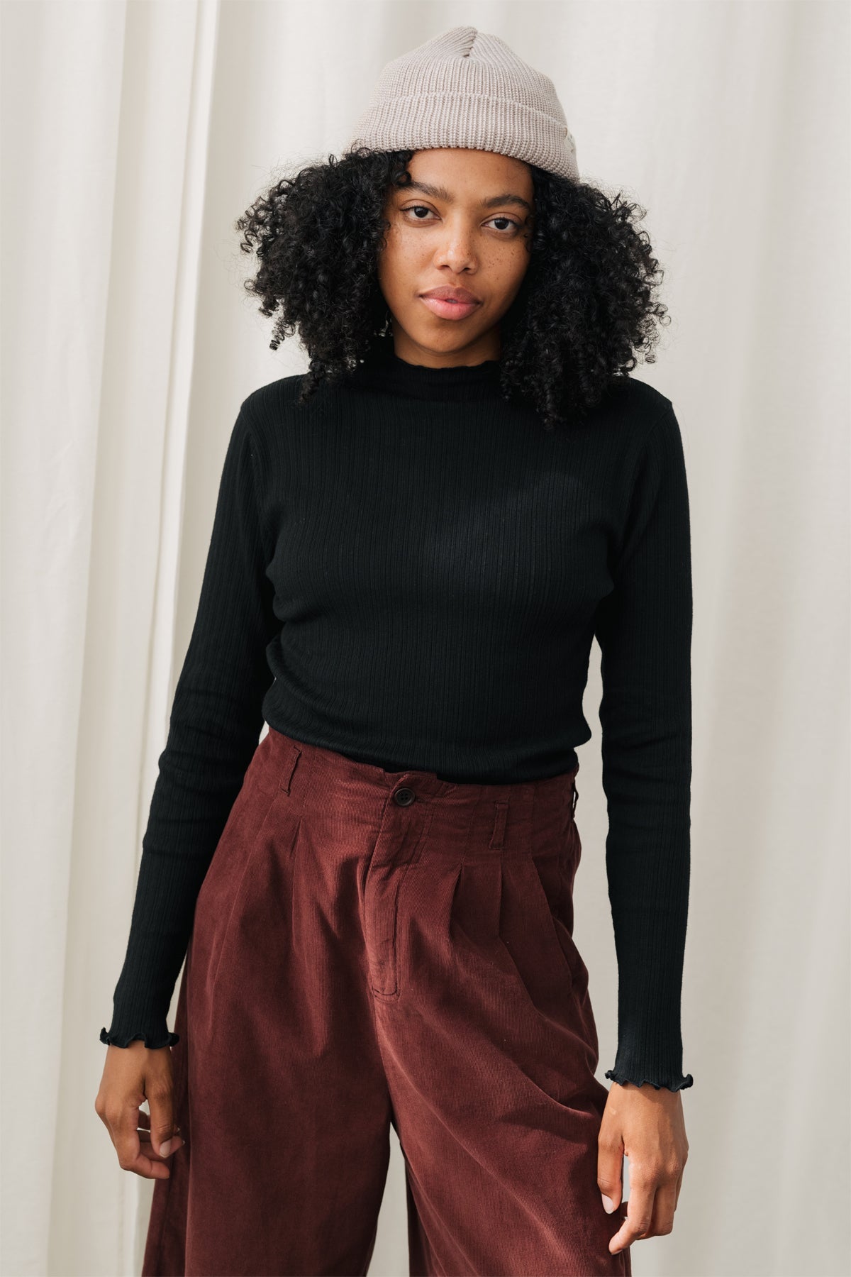 TWOTHIRDS  Top Etajima Zwart