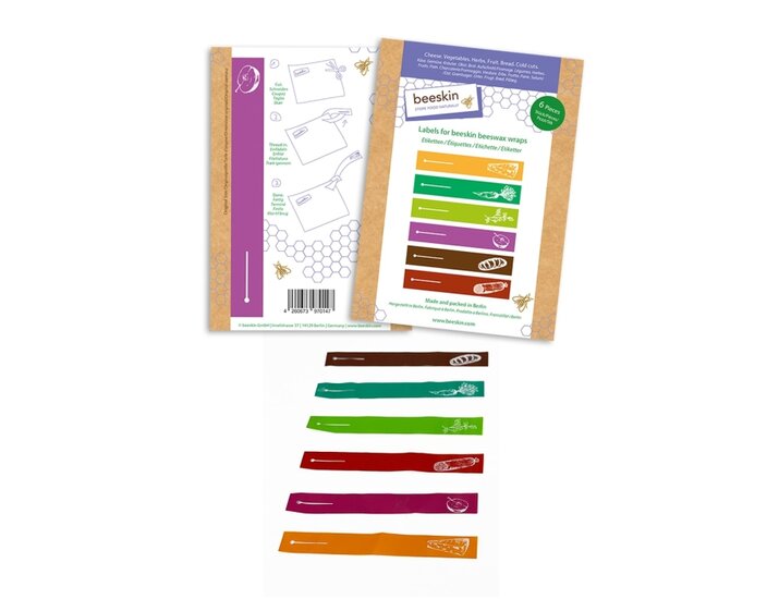 Beeskin labels voor bijenwasdoeken
