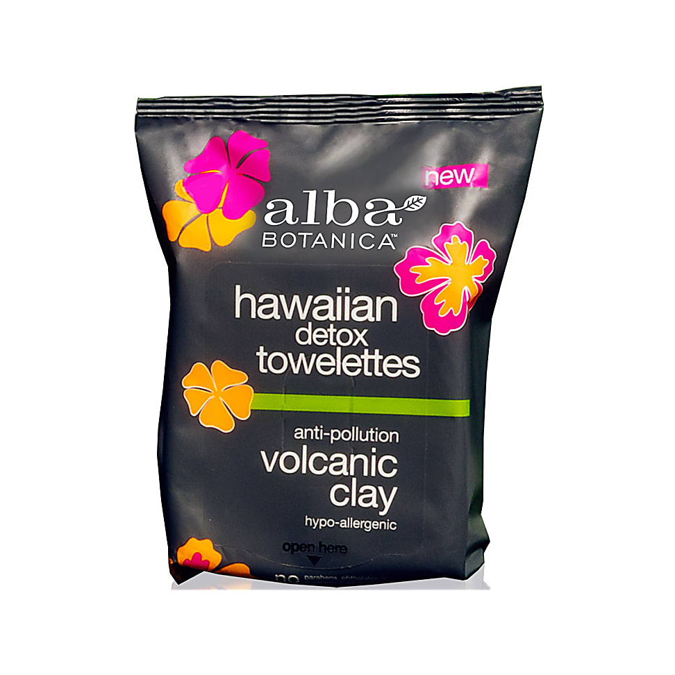Alba Botanica Volcanic Clay Towelettes 30 wipes