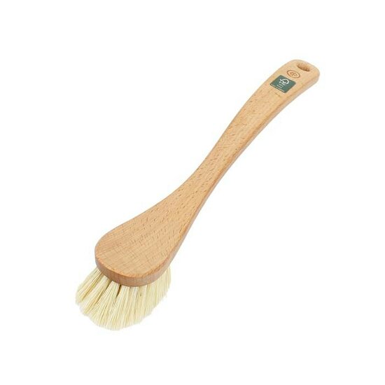 A Slice of Green Wooden Dish Brush - houten afwasborstel