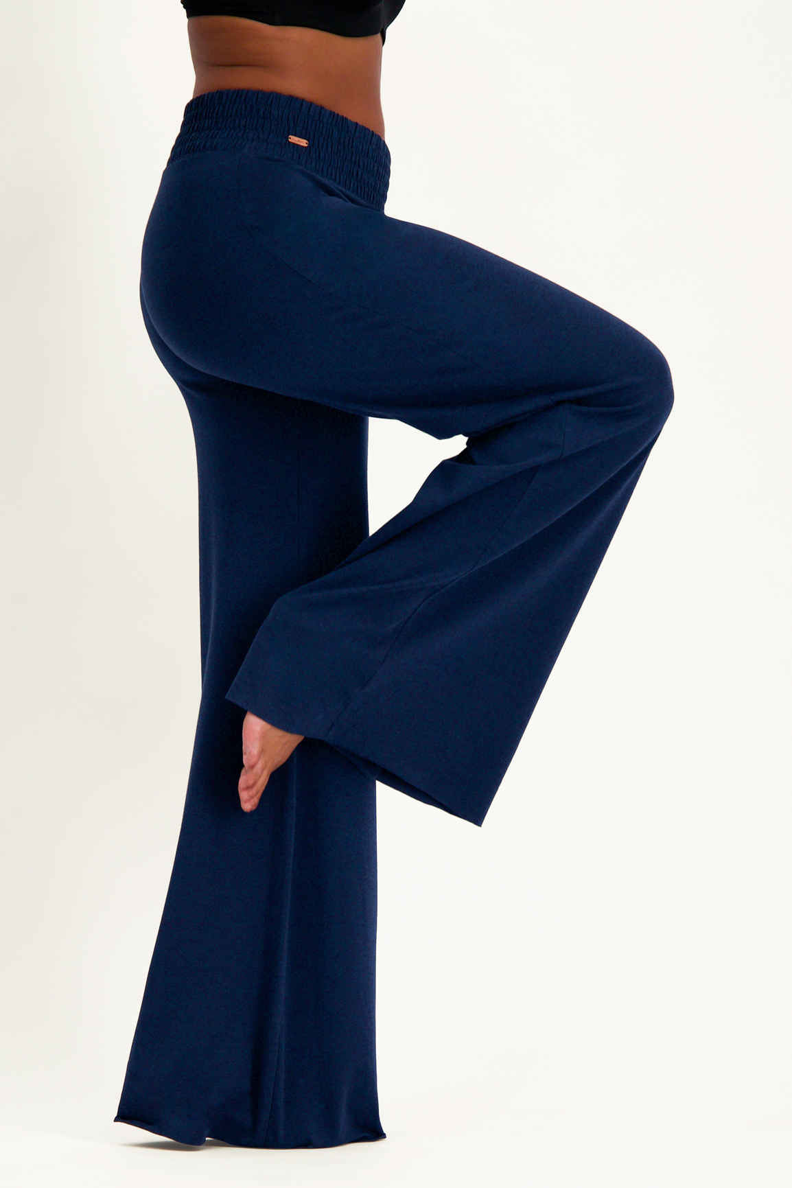 Flow Wijde Yoga Broek – Midnight