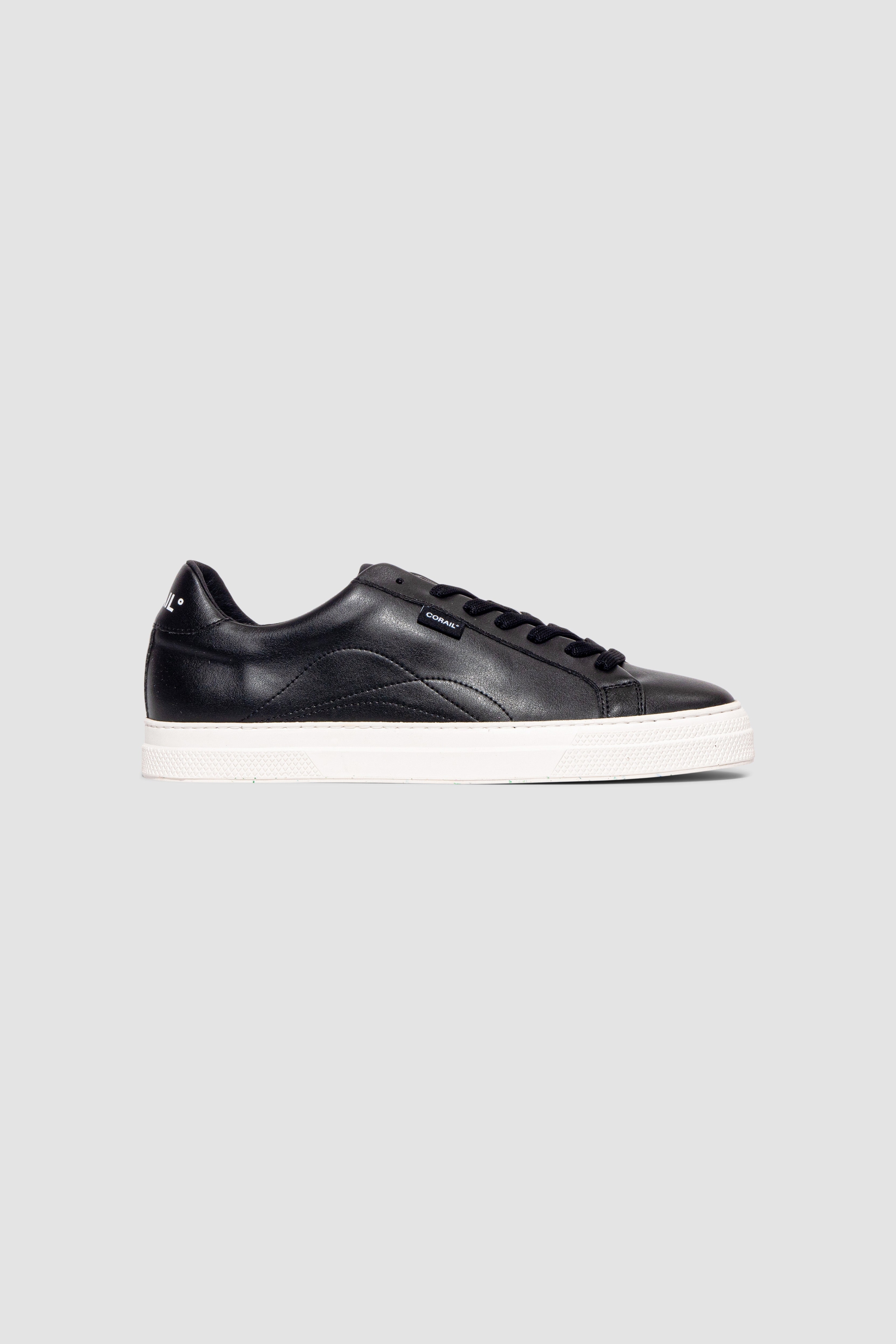 Corail mannen vegan Origins Sneakers Zwart/Wit