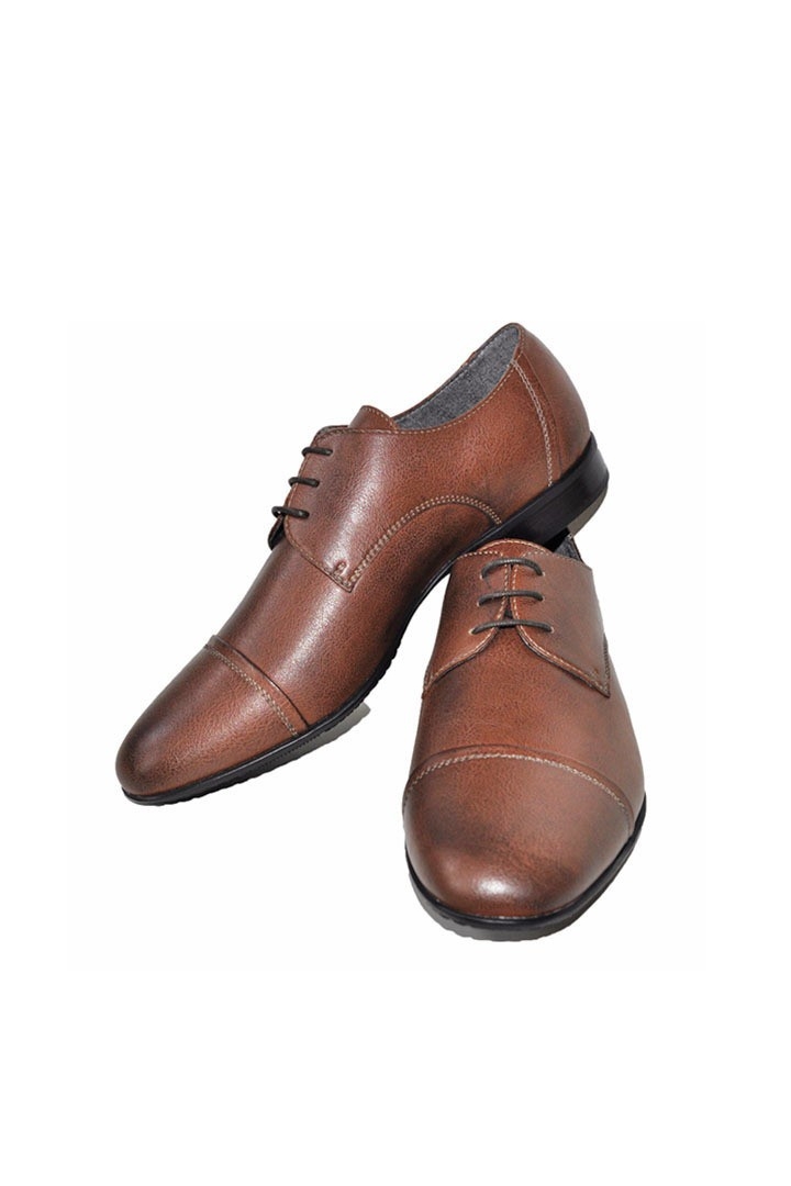 Noah mannen vegan Lace Up Roberto Nappa Cognac Bruin