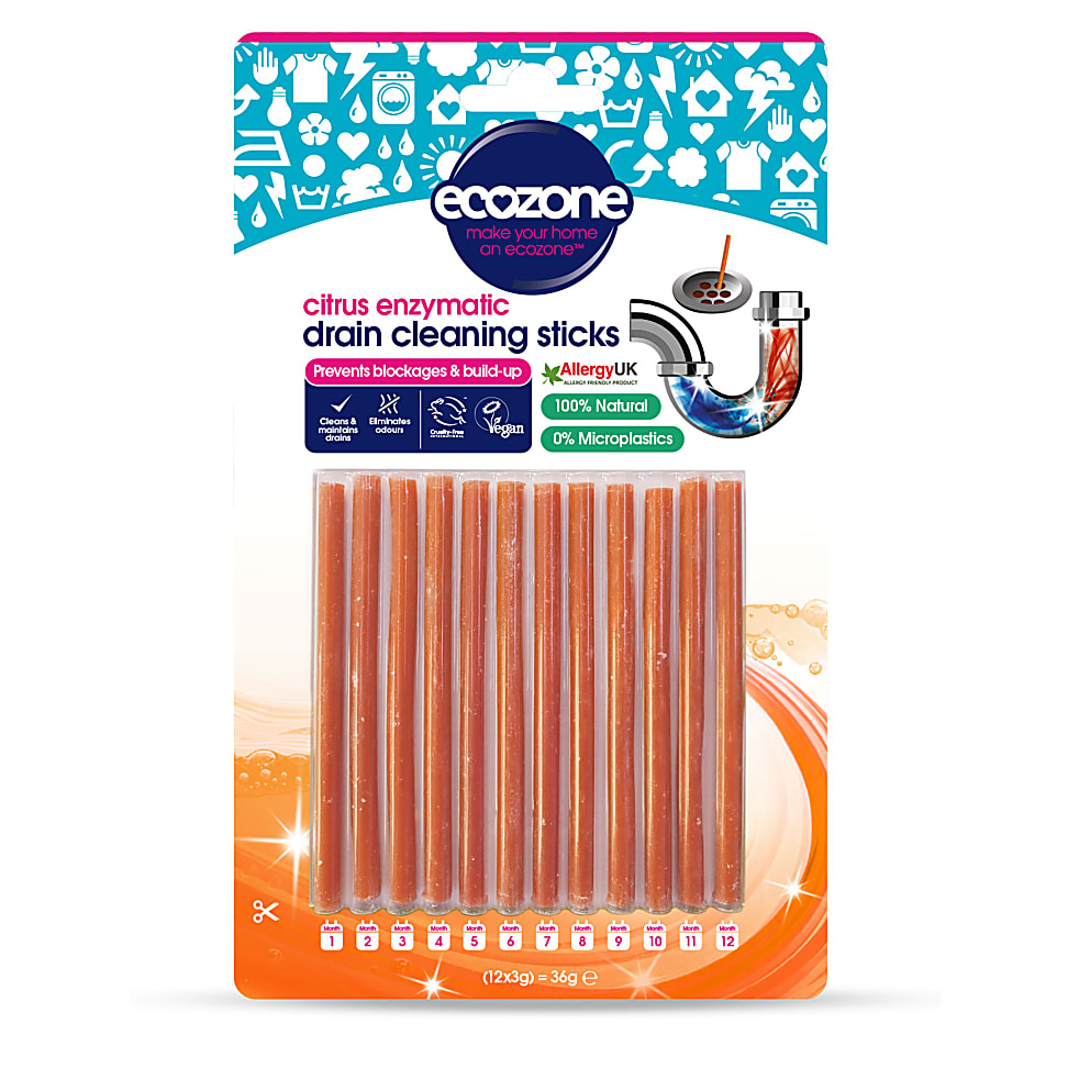 Ecozone Citrus Enzymatic Ontstopper Sticks