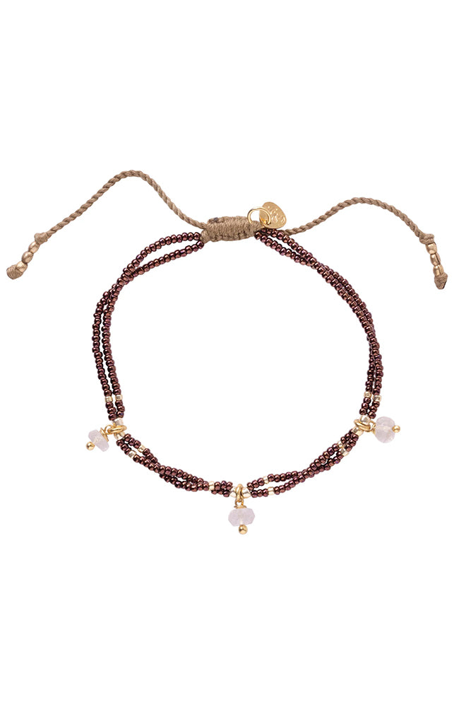 Honor armband Rose Quartz