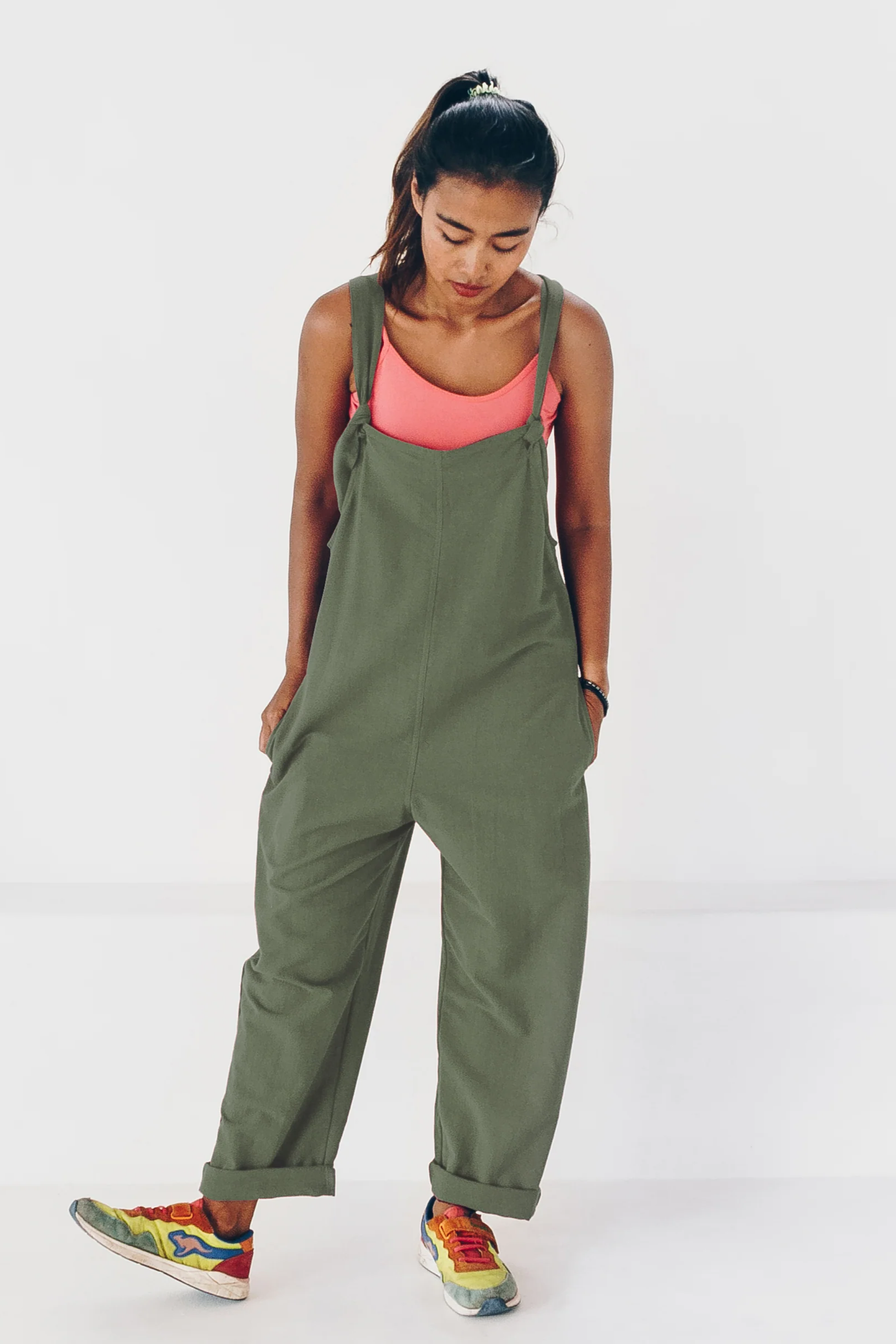 The Driftwood Tales  Jumpsuit Saliegroen