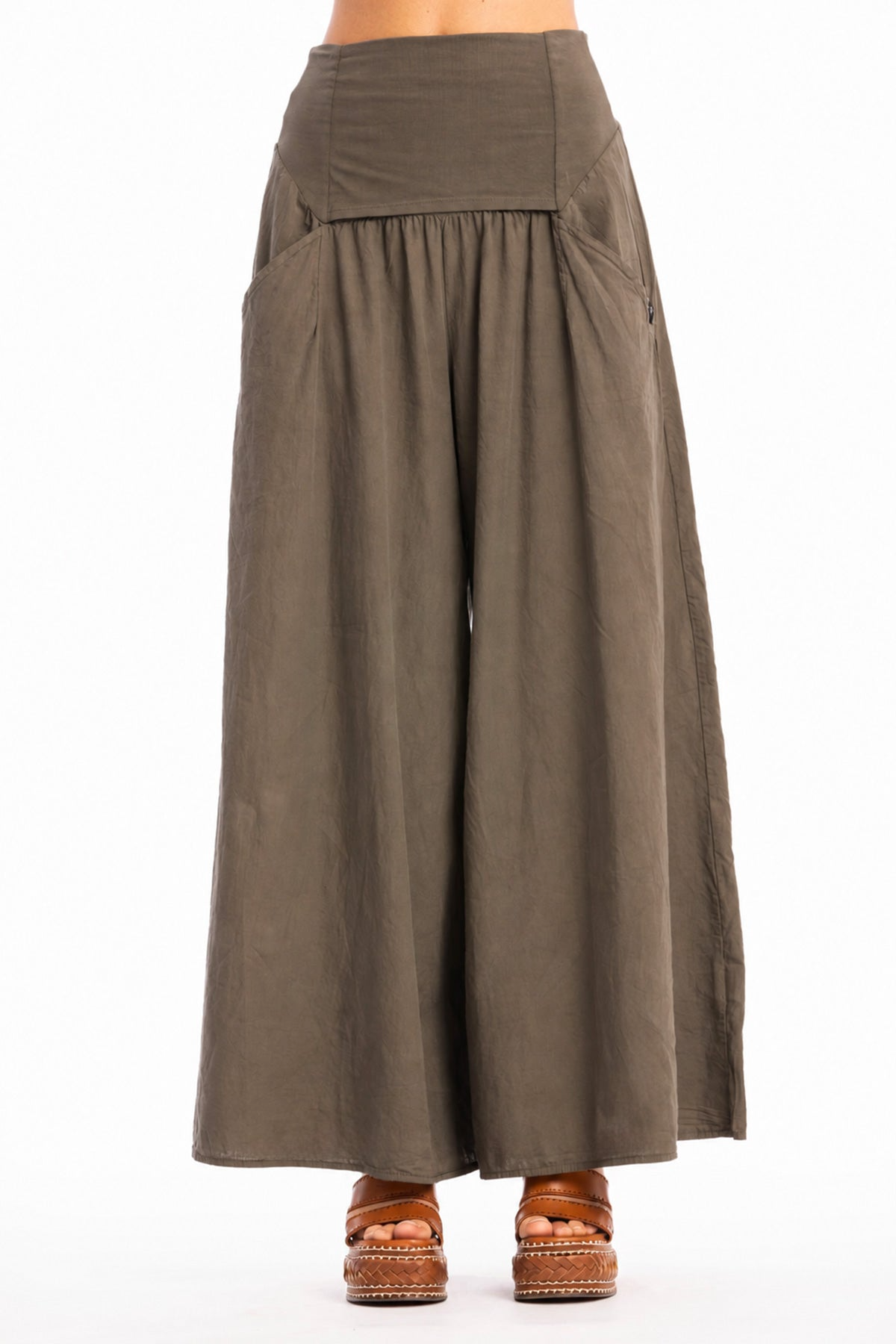 RAVENS VIEW IBIZA  Broek Easy Skirt Bison Brown