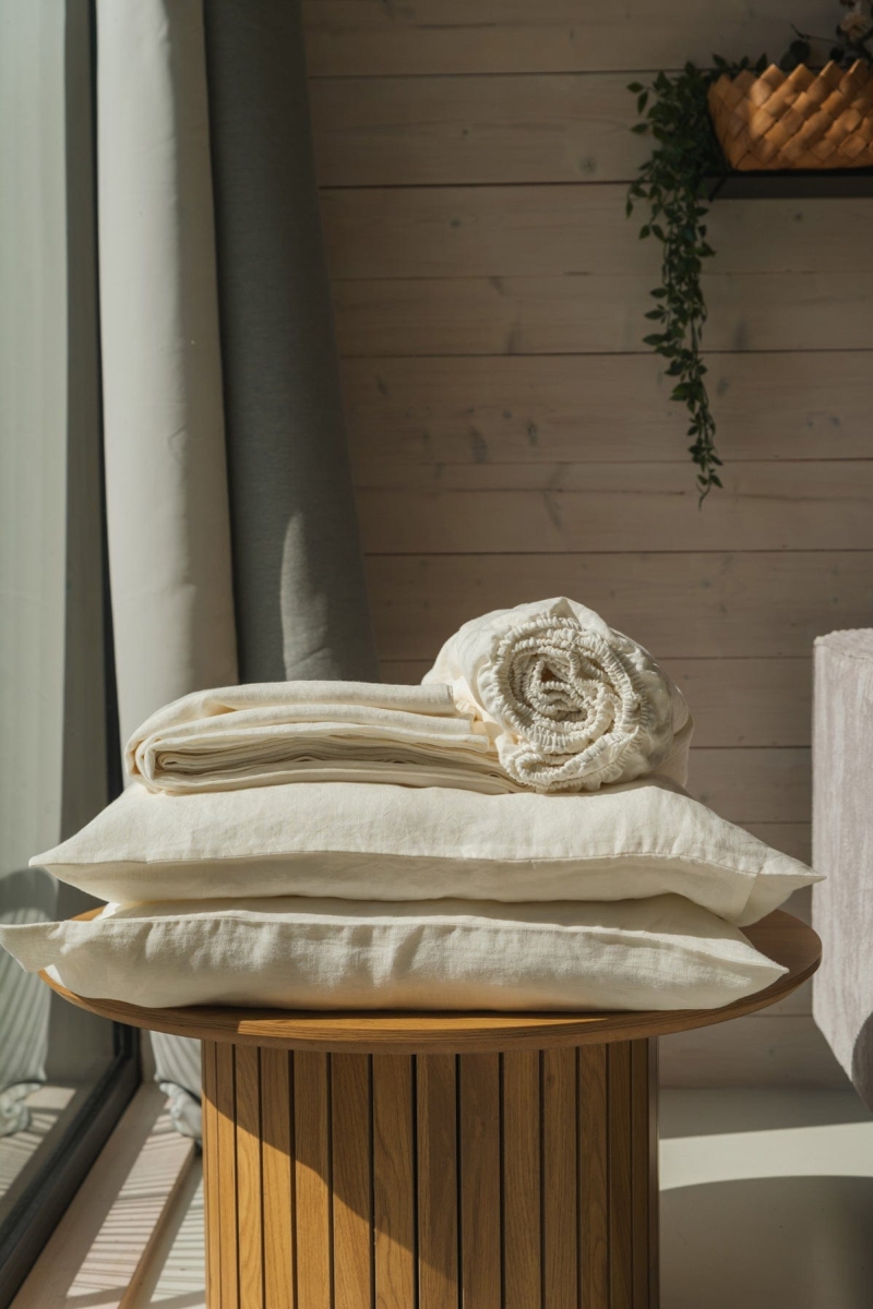AmourLinen  Set Lakens Wit