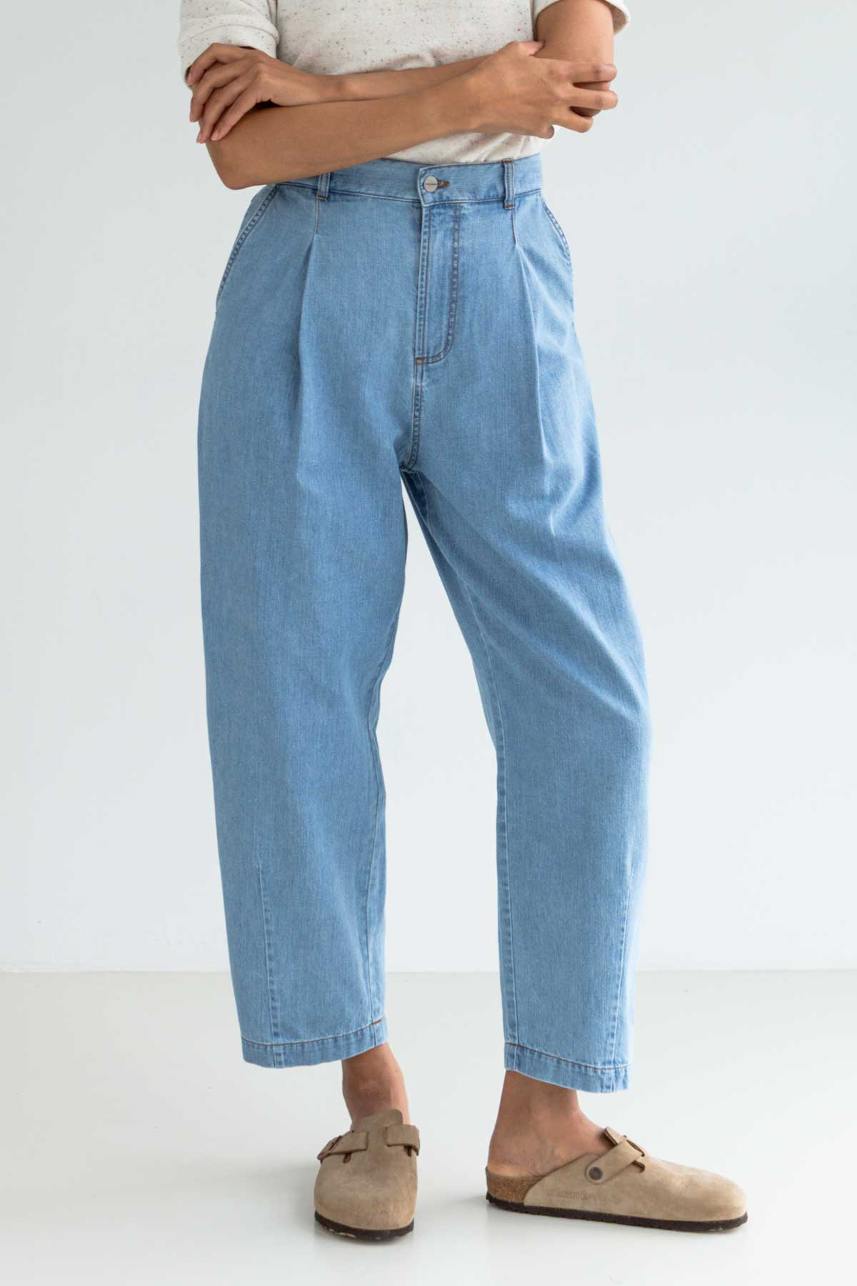TWOTHIRDS  Haruku Denim Jeans Lichtblauw