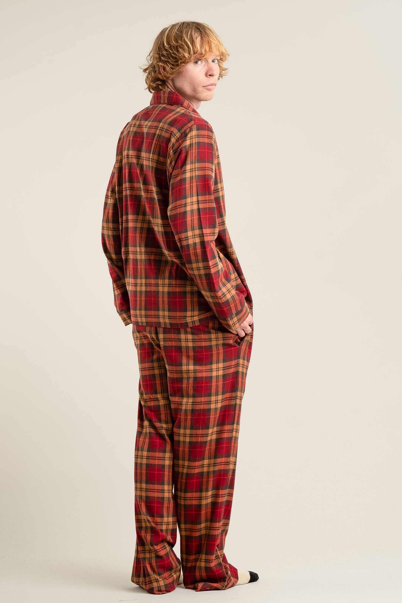 KOMODO mannen vegan Pyjamaset Jim Jam Berry