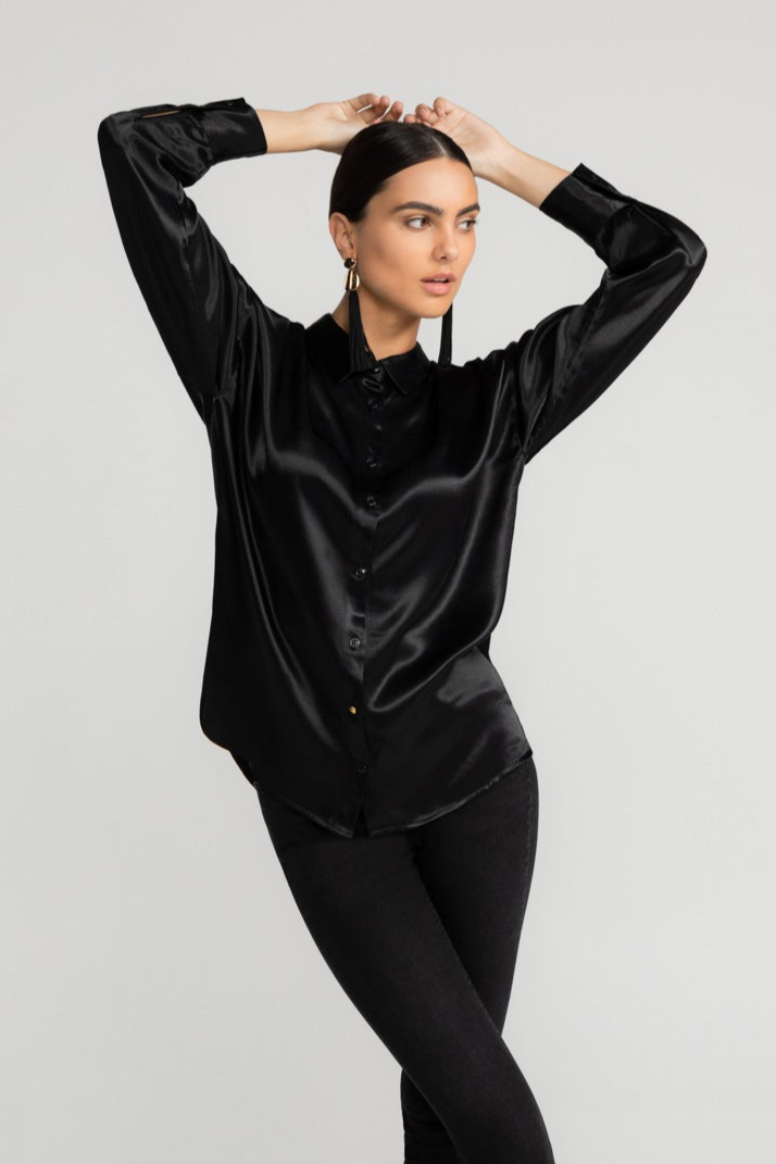 LOVJOI  Blouse Alaiya Zwart