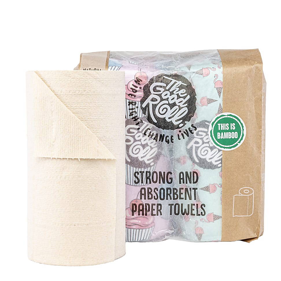 The Good Roll Cheerful Bamboe Keukenrol 2 pack