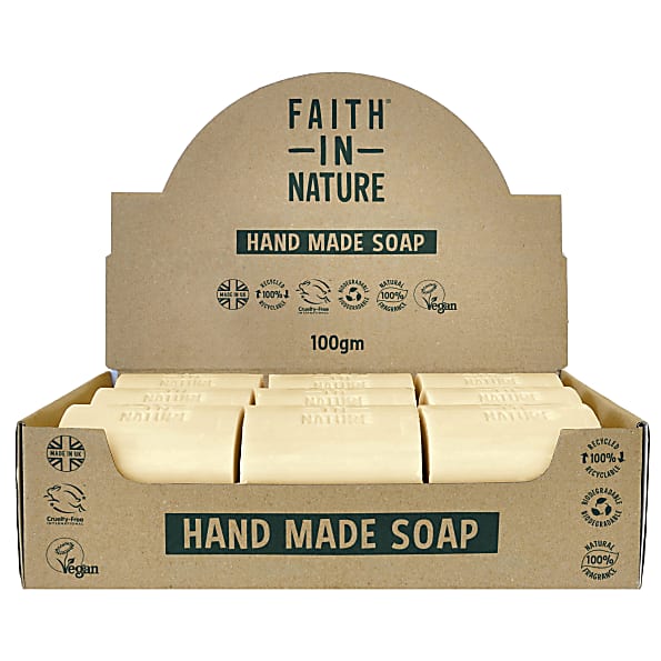 Faith in Nature 18 in a Box - Natuurlijke Zepen Parfumvrij