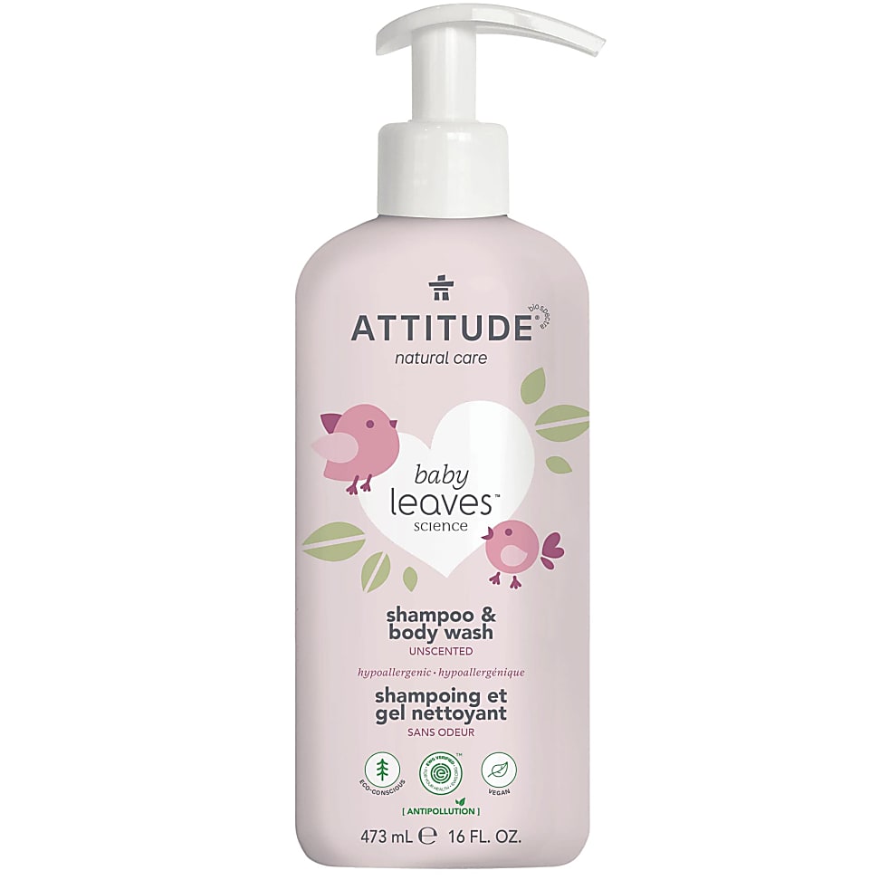 Attitude Baby Leaves 2 in 1 Shampoo & Douchegel - Parfumvrij