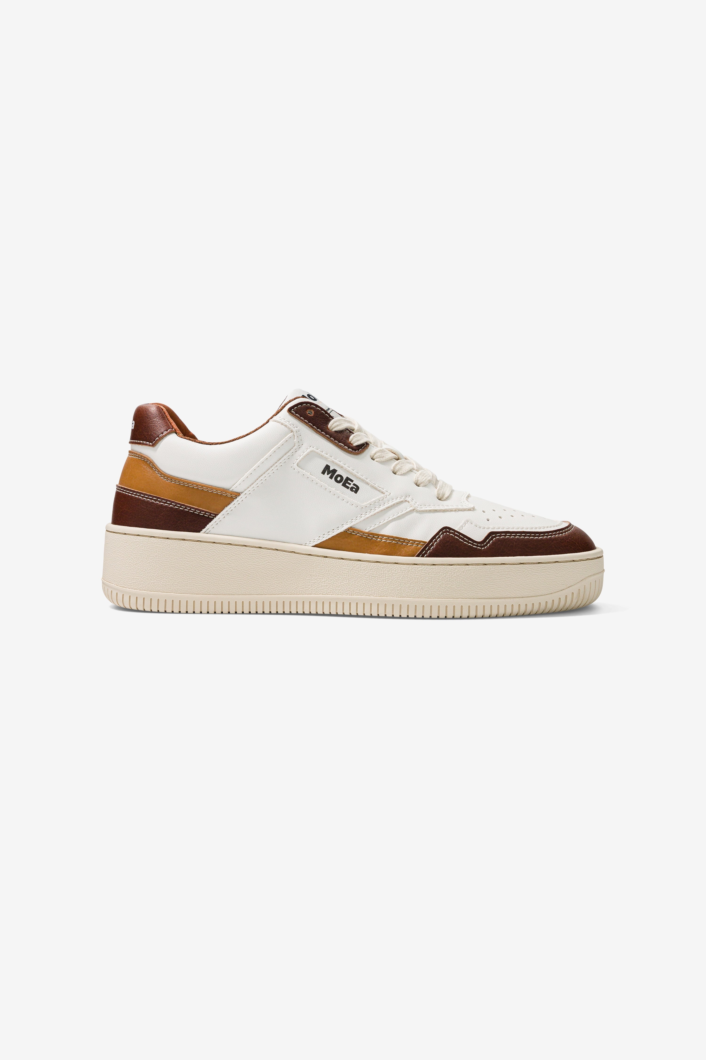 MoEa mannen vegan Sneakers Gen1 MaÃ¯s Driekleur Bruin