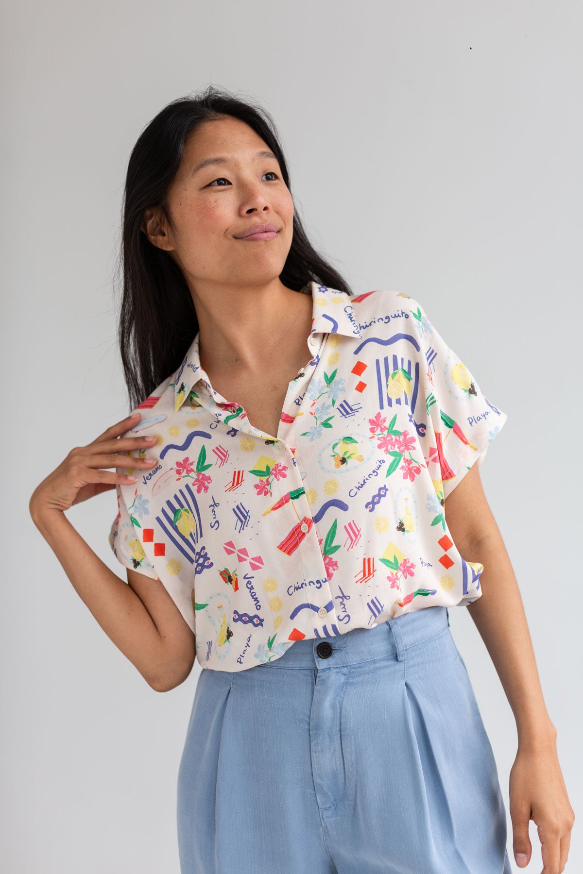 TWOTHIRDS  Shirt Hurissalo Chiringuito Print