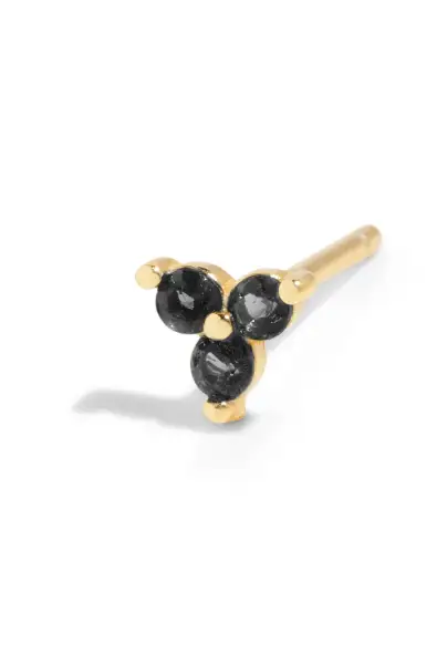 Bound Studios  De Sally Stud Massief Goud Zwart