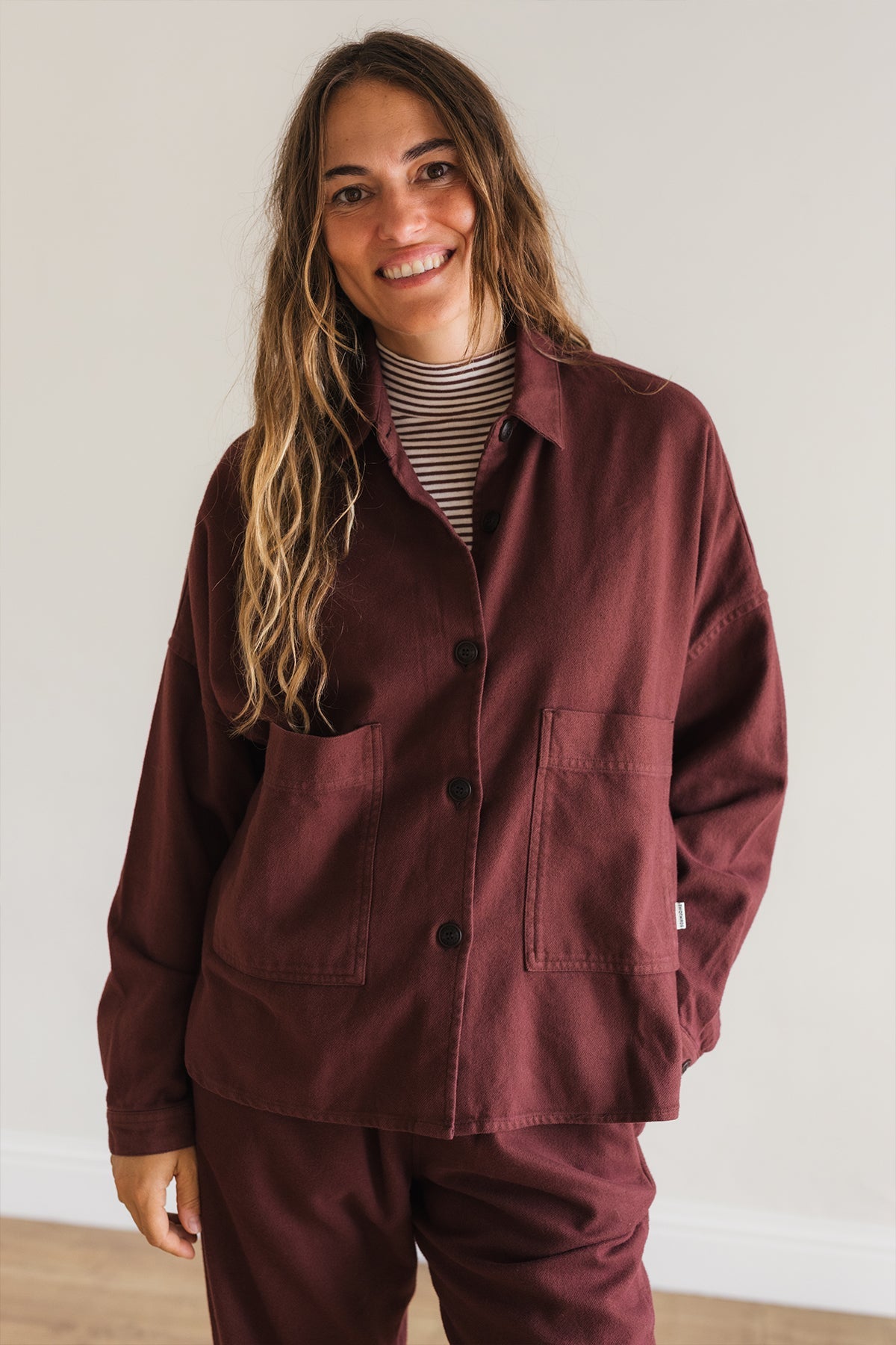 TWOTHIRDS  Overshirt Senja Russet Brown