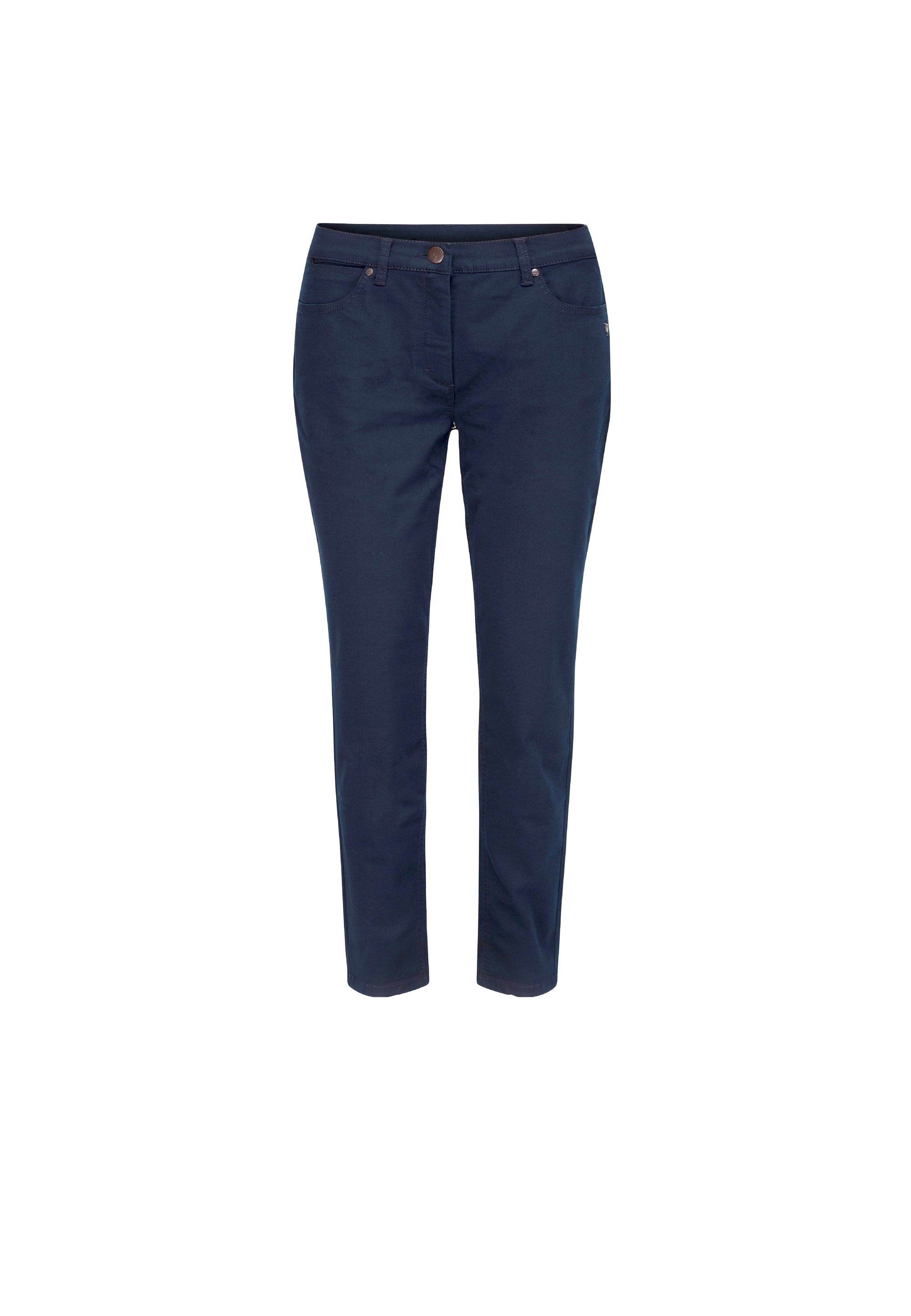 LAURIE  Broek Laura Slim Korte Lengte Marine