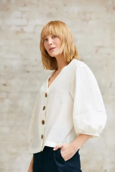 Jyoti Fair Works  Blouse Jamisha Crème