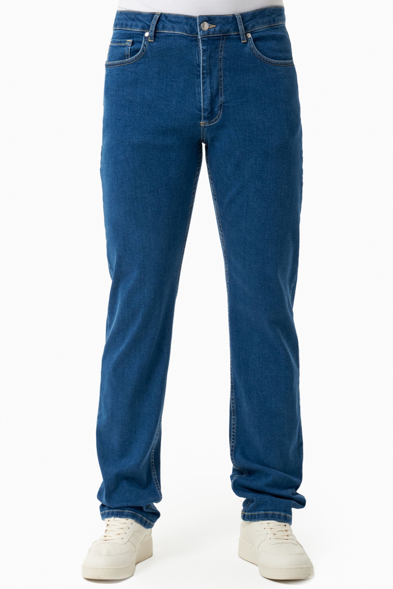 ORGANICATION mannen vegan Jeans Medium Blauw