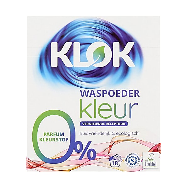 Klok Waspoeder Kleur 18 wasbeurten
