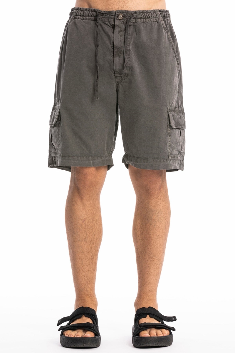 RAVENS VIEW IBIZA mannen vegan Shorts Desert Antraciet