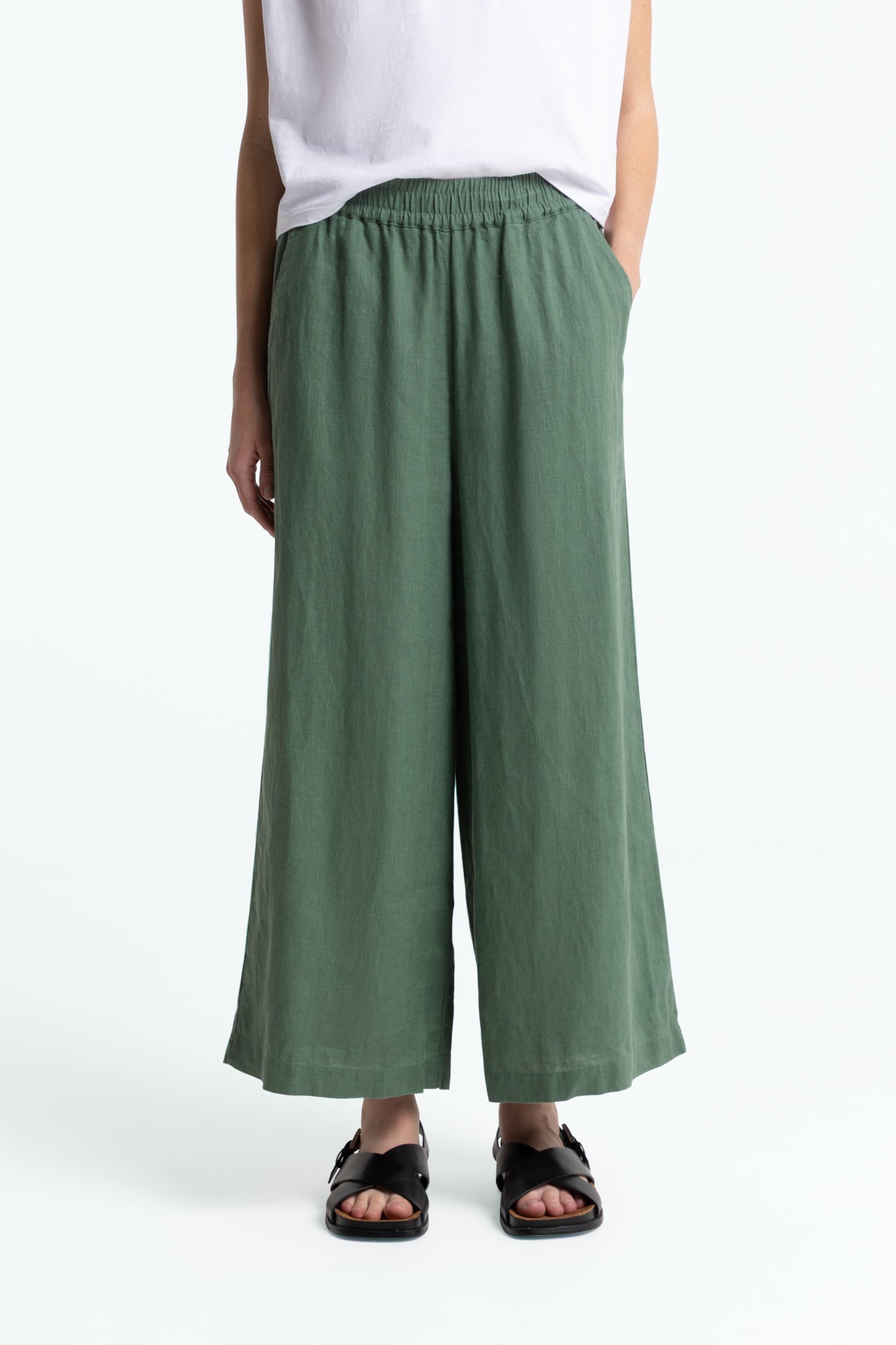Kings of Indigo  Broek Hazel Donker Bosgroen