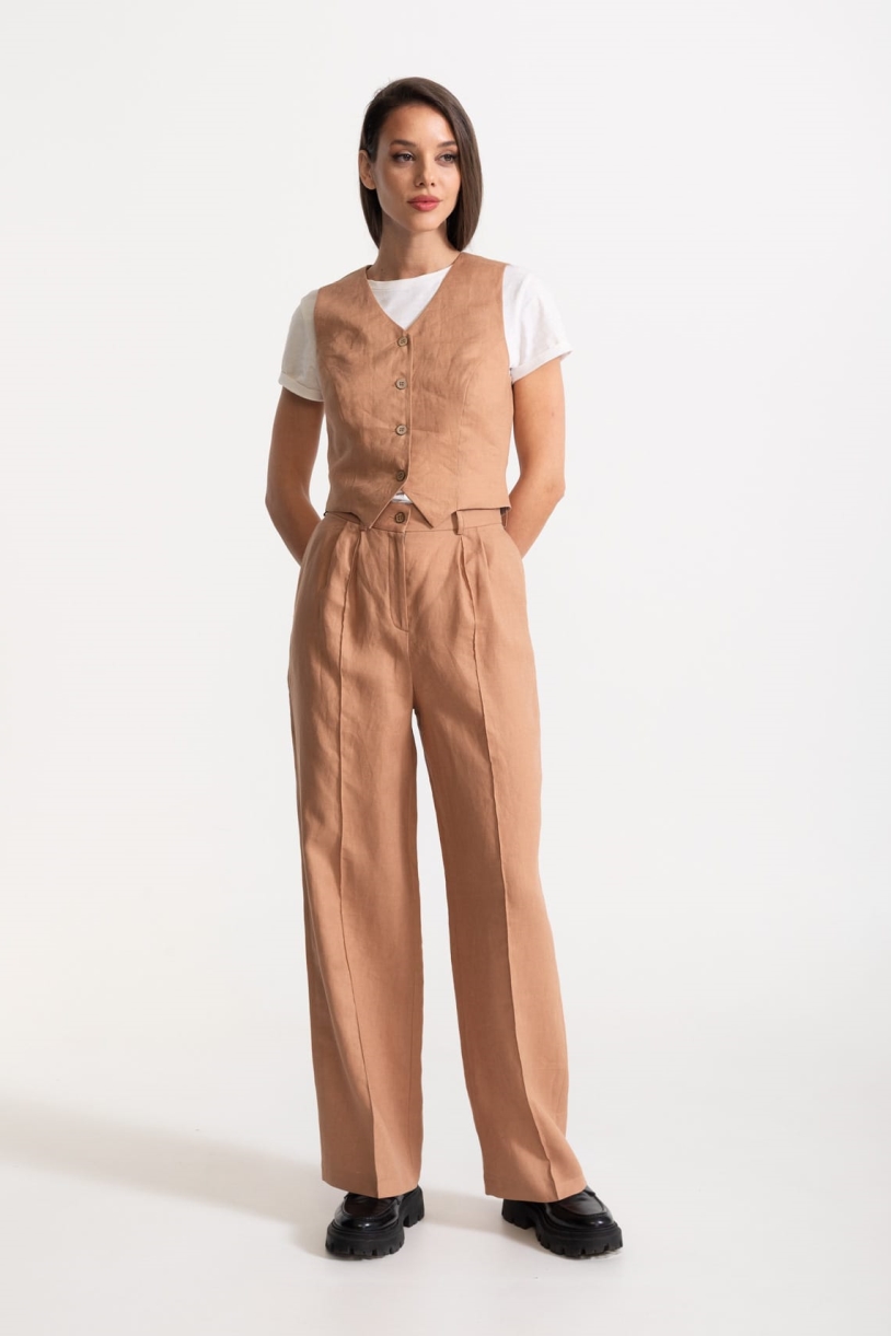 De IONESCU  Set Figa Linnen Cappuccino