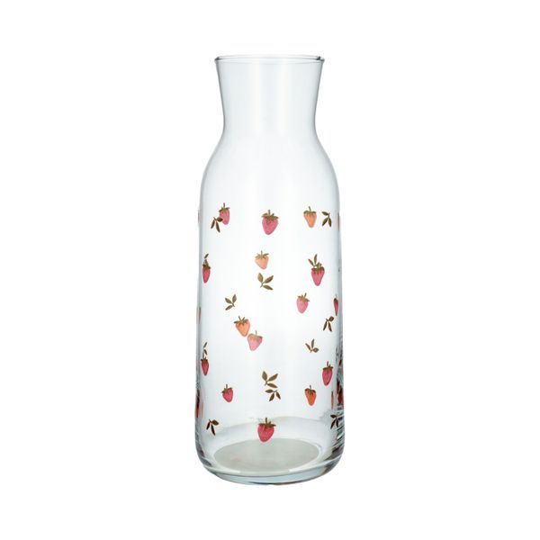 Karaf, glas, roodfruit, 1,2 liter