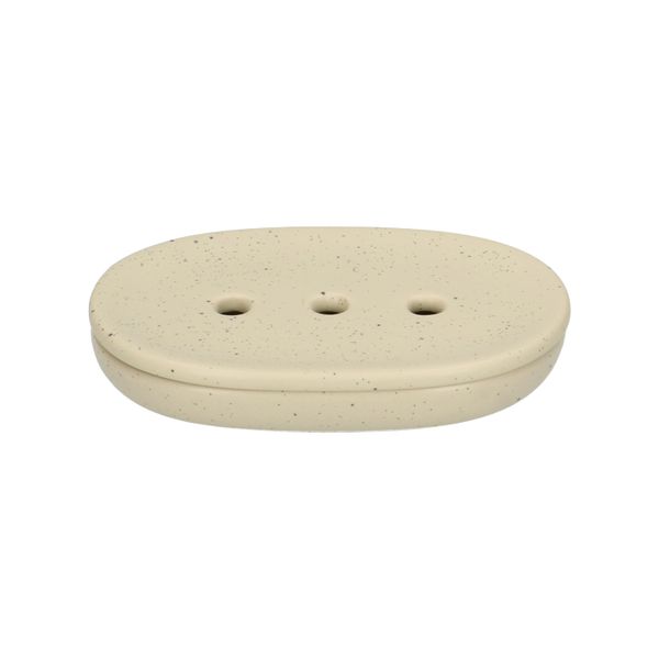 Keramisch Zeepschaaltje Ovaal Beige