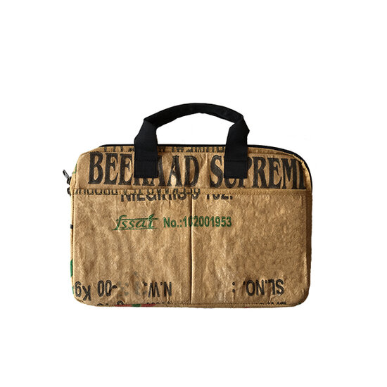 Superwaste Tea Document Bag - van gerecyclede Teabags