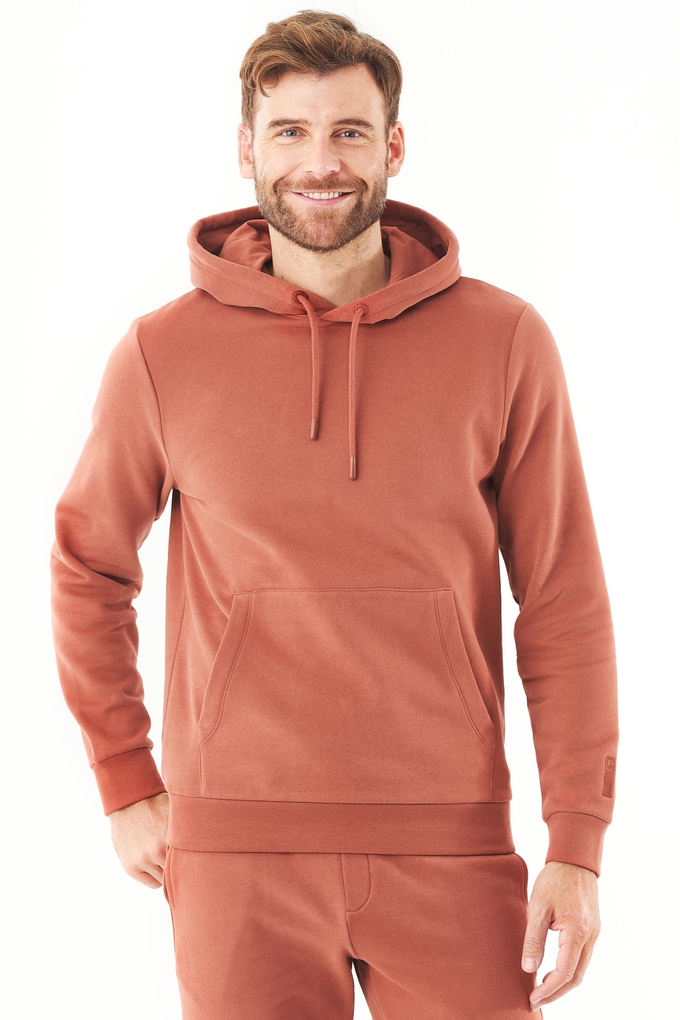 ORGANICATION mannen vegan Hoodie Hoolden Cinnamon