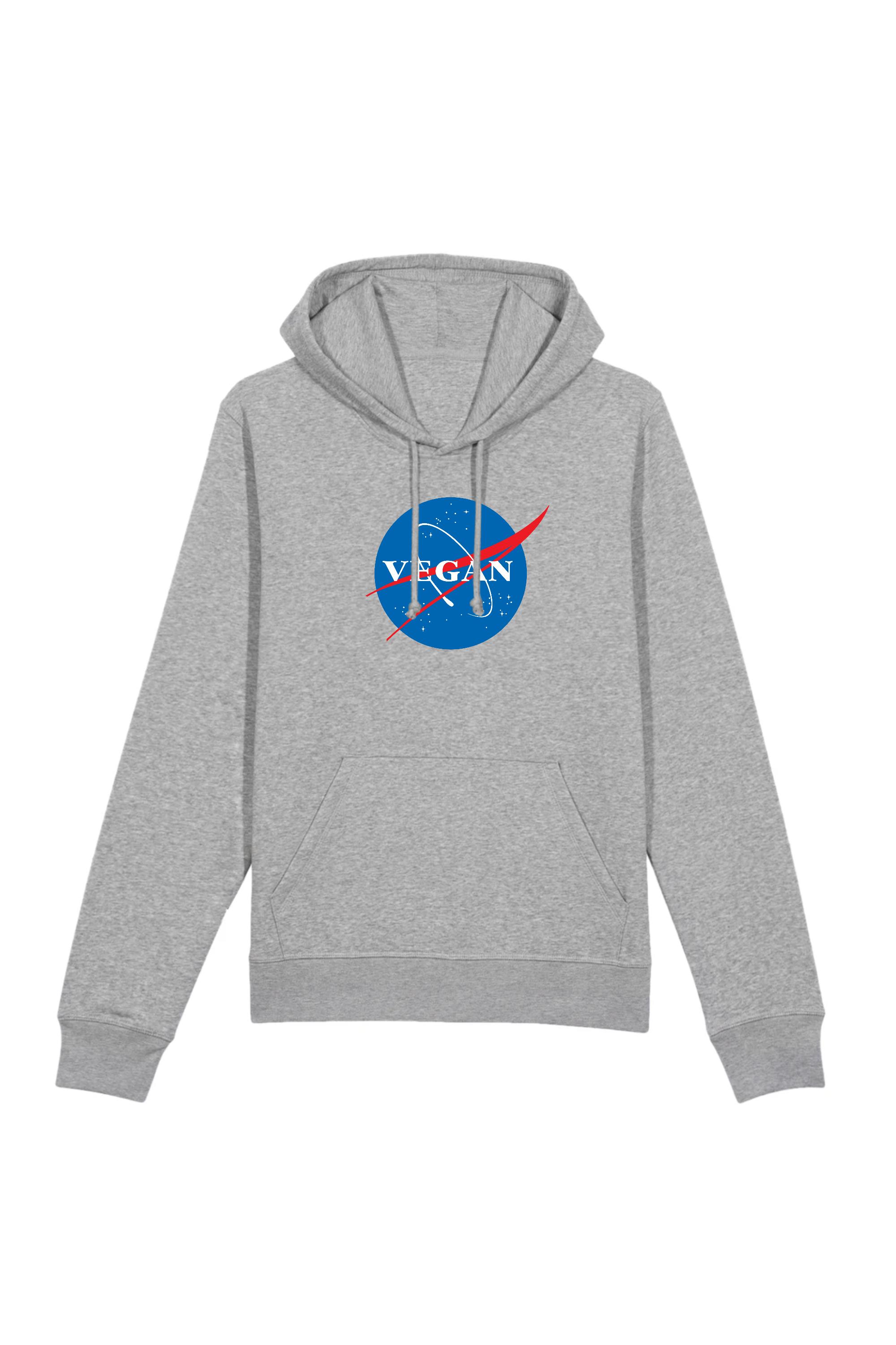 Oat Milk Club  Vegan Nasa - Biologisch Katoen Hoodie Grijs