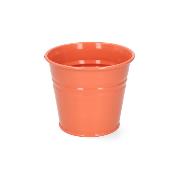 Bloempot, zink, abrikoos, Ø11 cm