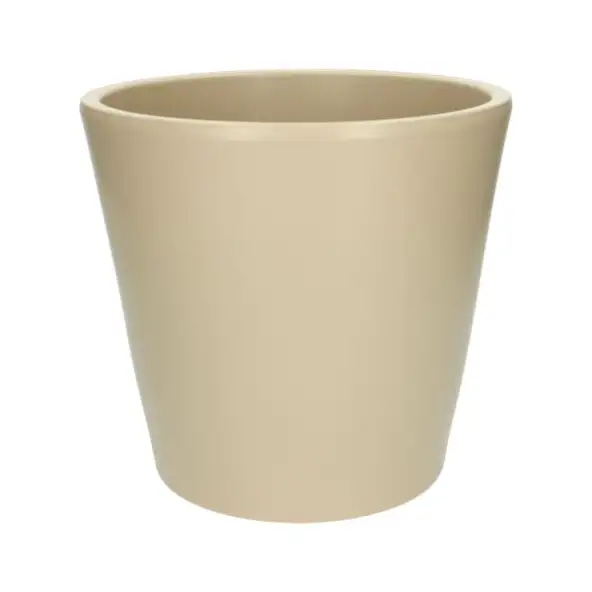 Bloempot, kiezelgrijs, Ø25 cm, aardewerk