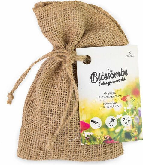 Blossombs Kleurrijke Bloembommetjes - Cadeauzakje 8 stuks