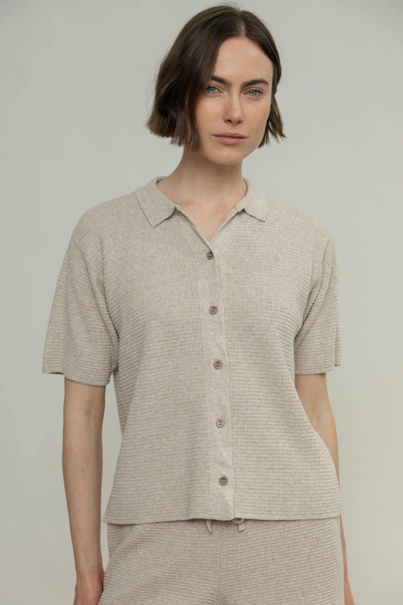 Rifo-Lab Clizia Vegan Top Beige