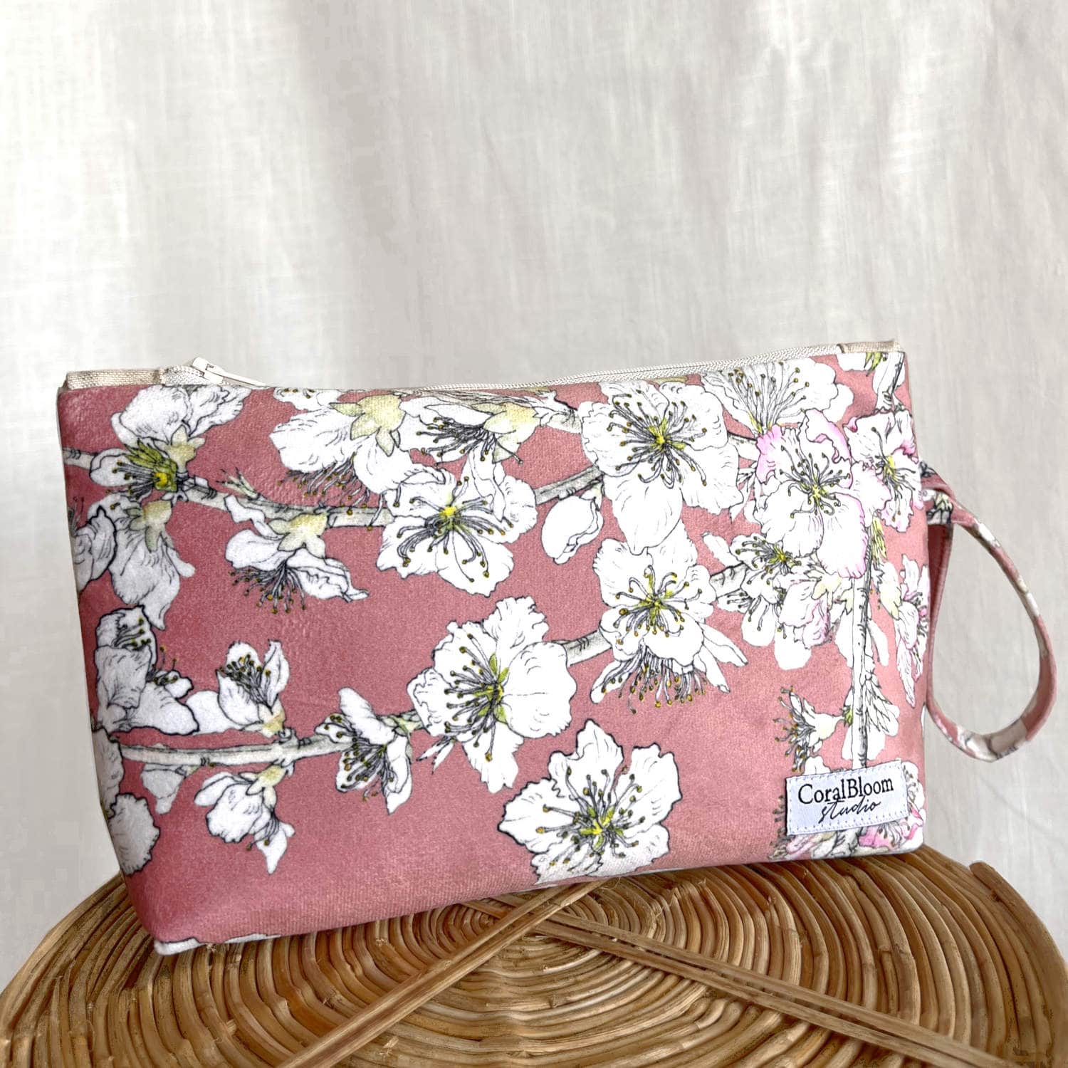 Velvet Blossom Clutch