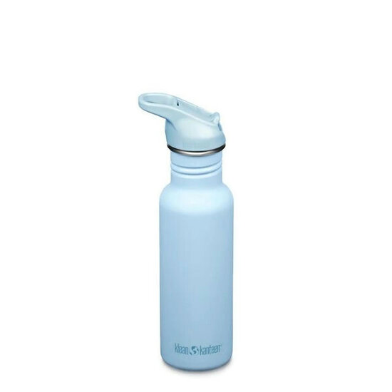 Klean Kanteen Classic Narrow drinkfles met Flip Seal sportdop - Clear Sky 532ml RVS