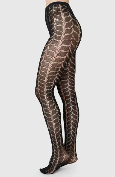Meja net panty zwart