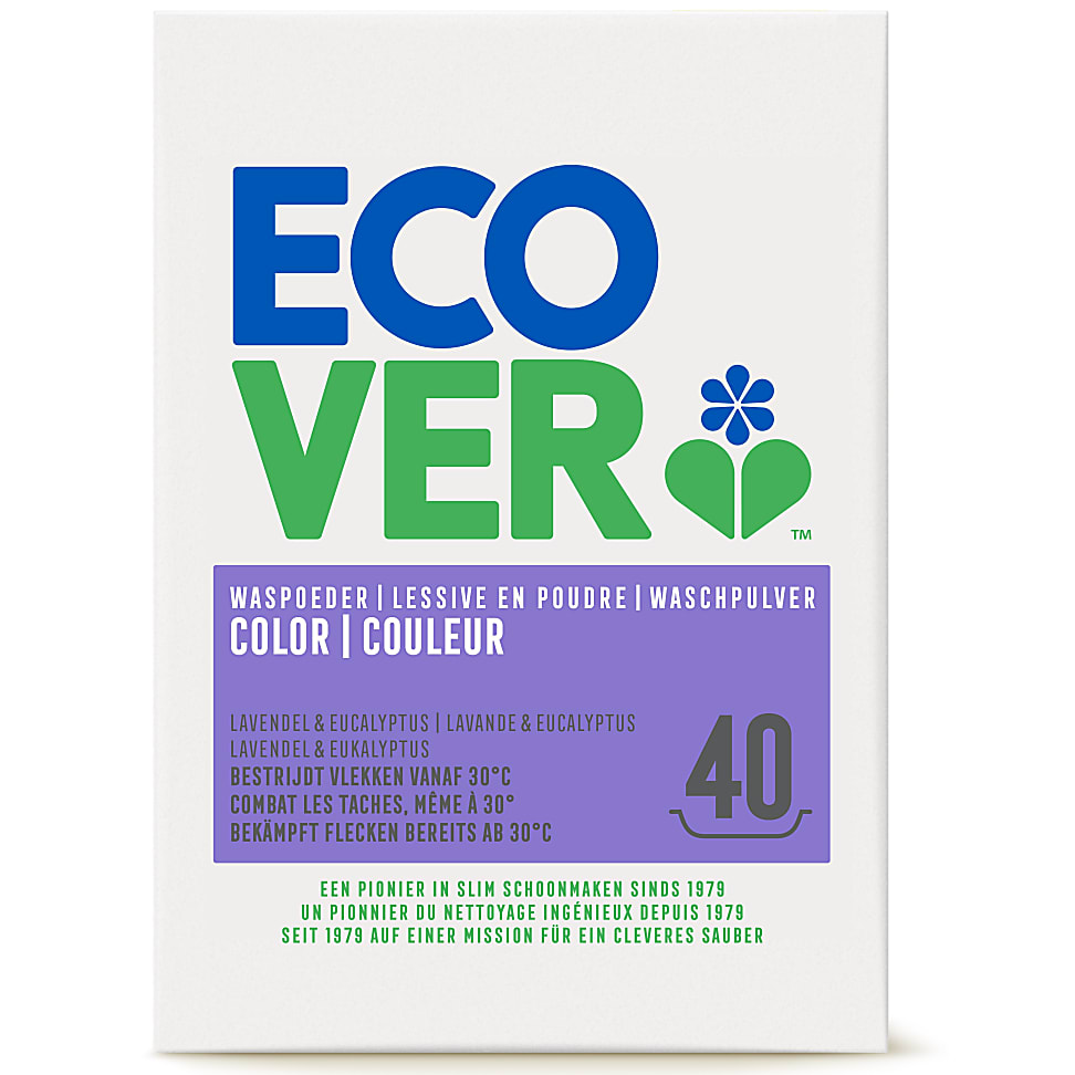 Ecover Waspoeder Color 3KG 40 wasbeurten