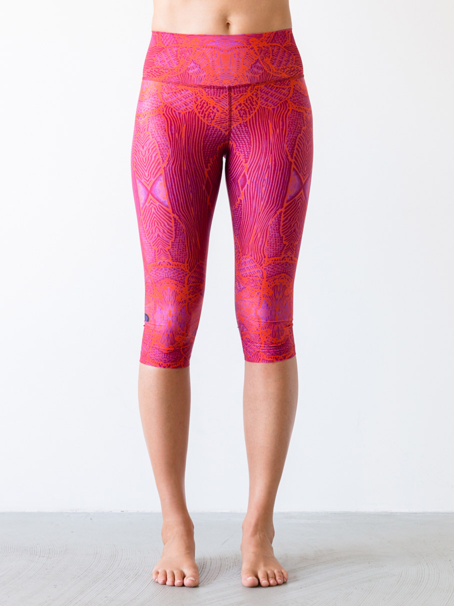 Capris Paradise Birds Red
