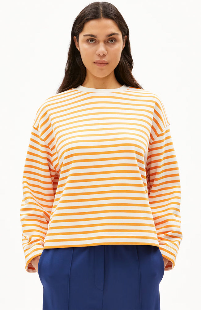 ARMEDANGELS Dames Sweatshirt Frankaa Stripe