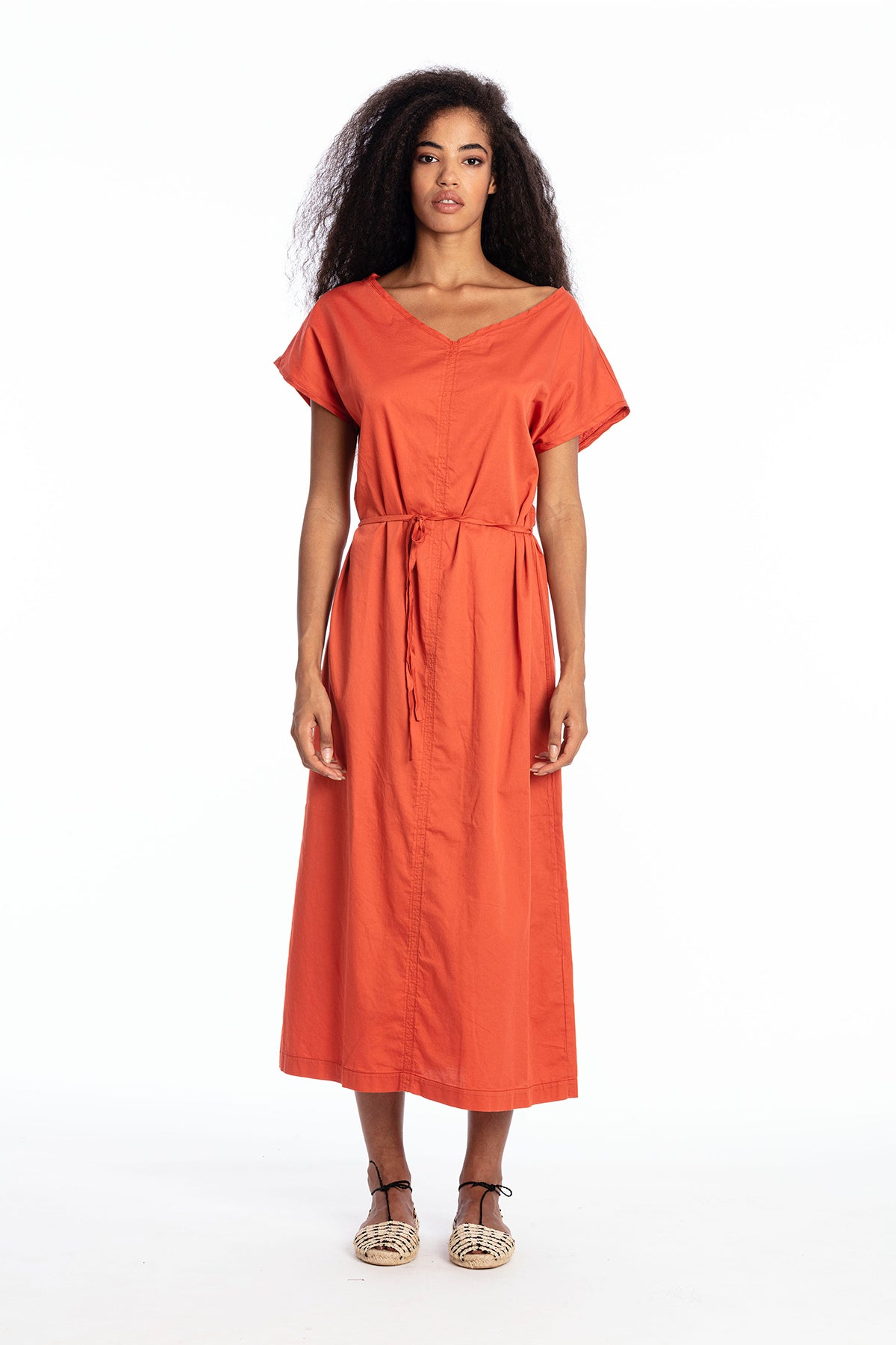 RAVENS VIEW IBIZA  Jurk Tessa Terracotta Oranje