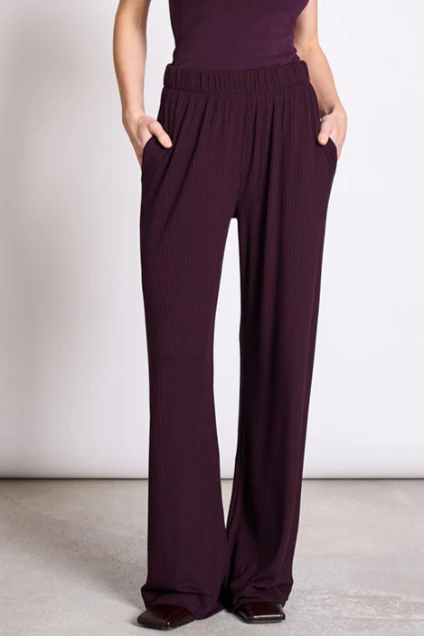 JAN 'N JUNE  Broek Smilla Cherry Lacquer