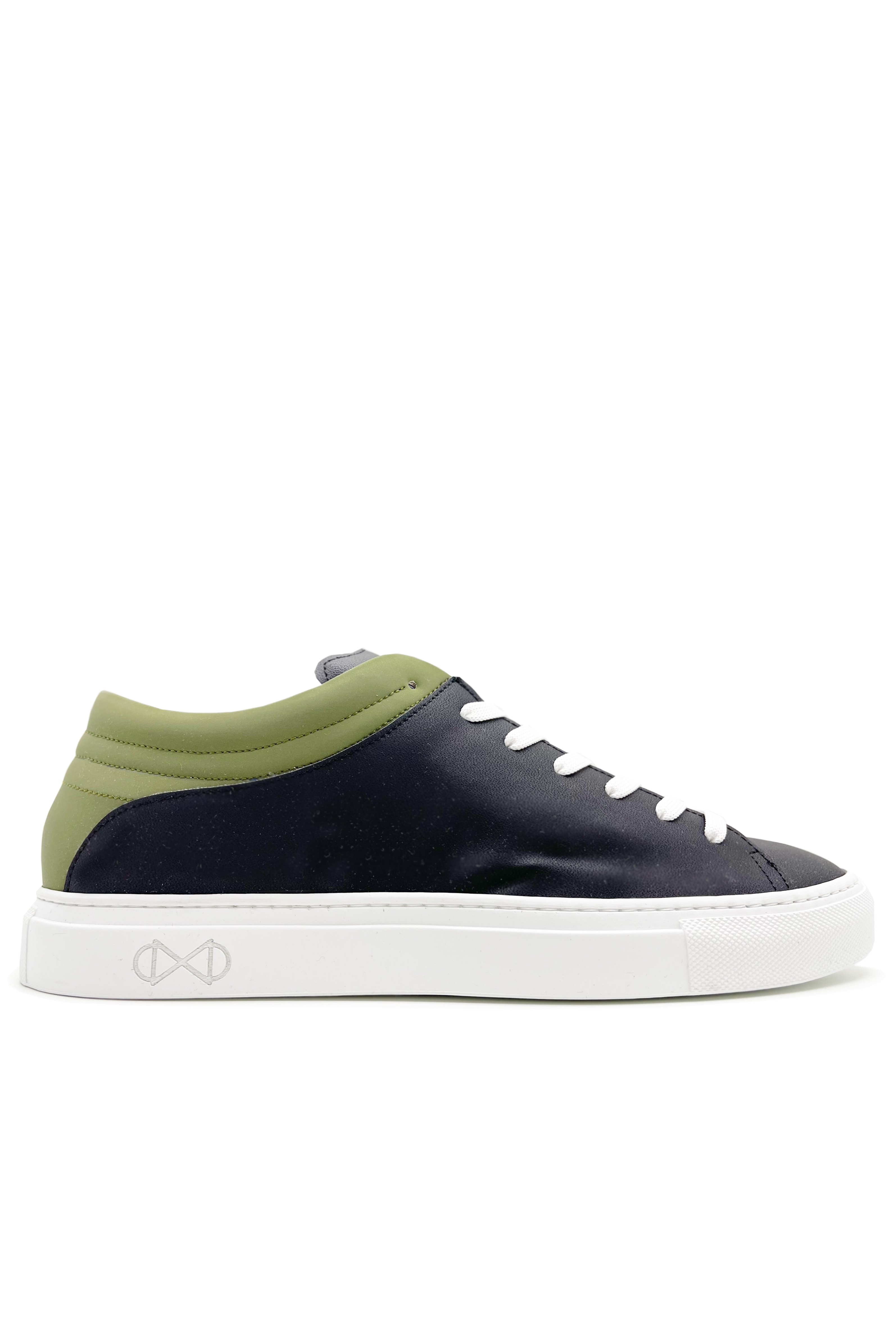 nat-2 mannen vegan Sneakers Sleek Low Fruit Zwarte Cactus