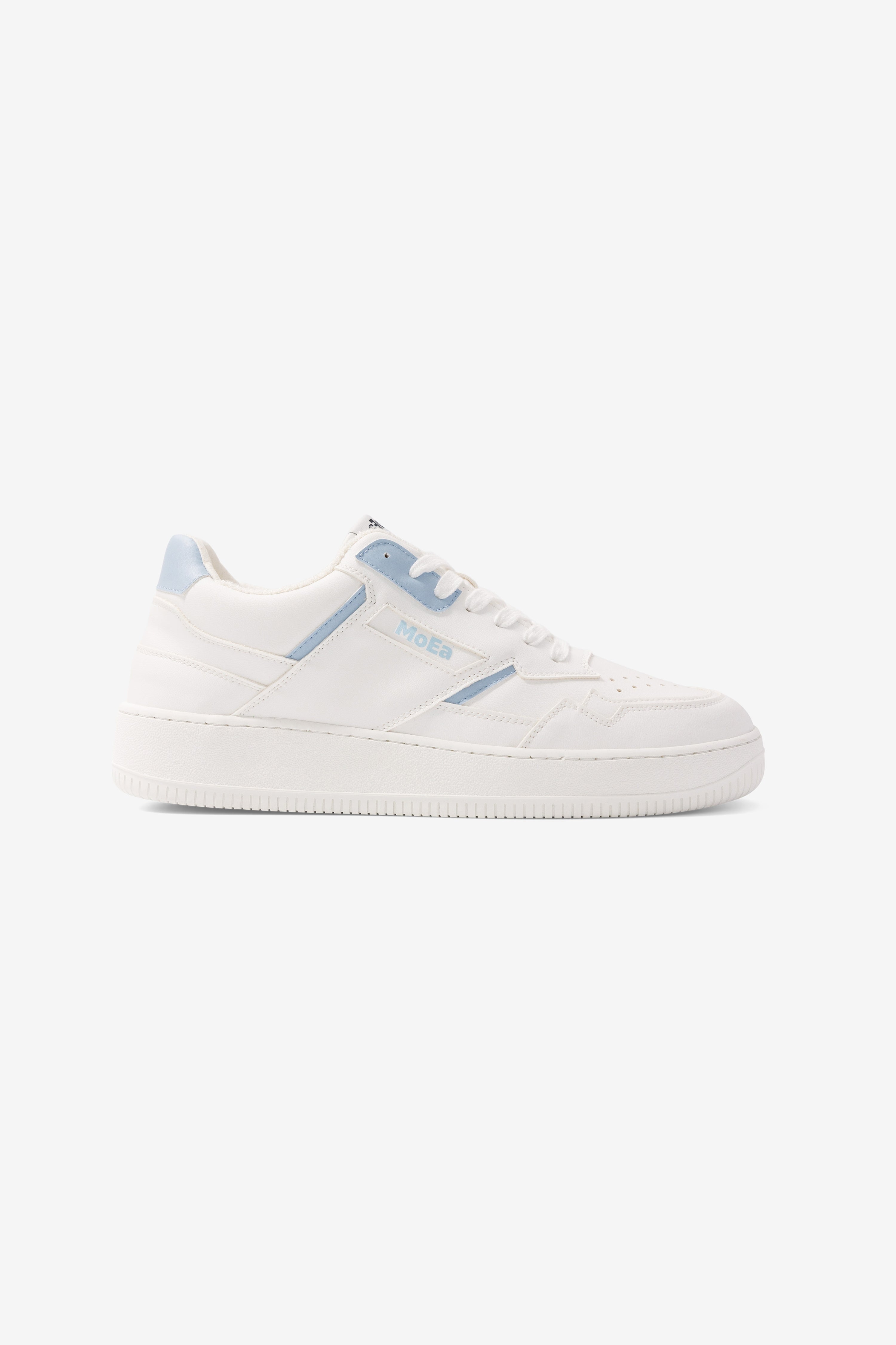MoEa mannen vegan Sneakers Gen1 Pet Bottle Wit & Hemelsblauw